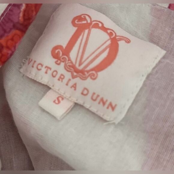 Victoria Dunn Dress Long Sleeve Heart Collection Print Tiered Dress - Picture 4 of 4